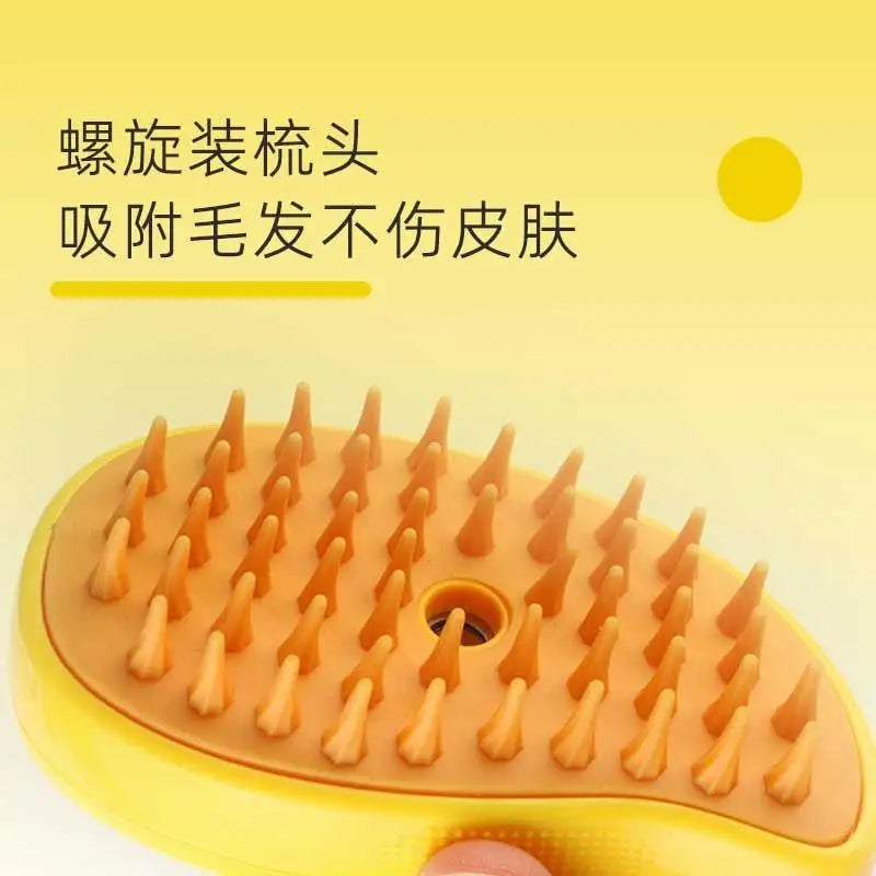 Steamy Grooming Brush for Cats & Dogs
