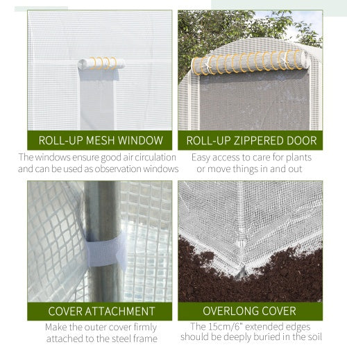 Steel Frame Walk-In Greenhouse