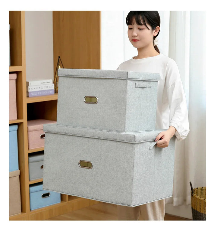 Storage bin for home closet