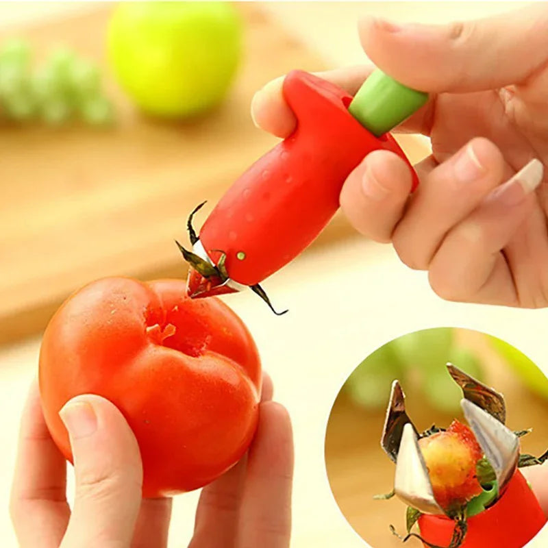Strawberry corer for desserts