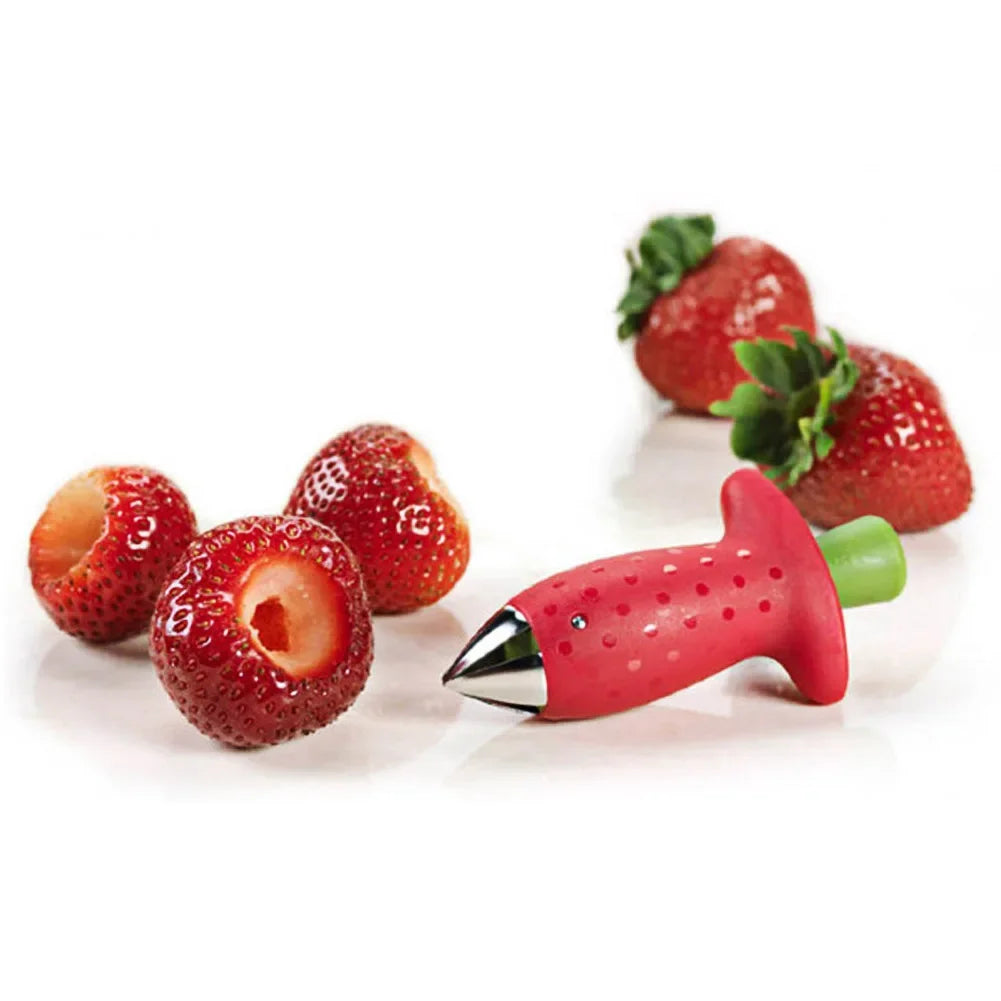 Strawberry huller salad tool