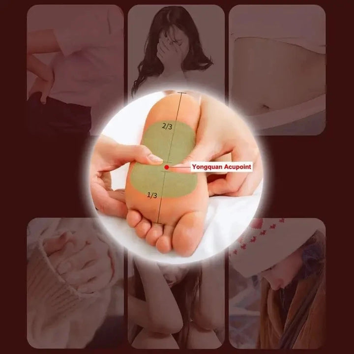 Stress relief wormwood foot pads natural