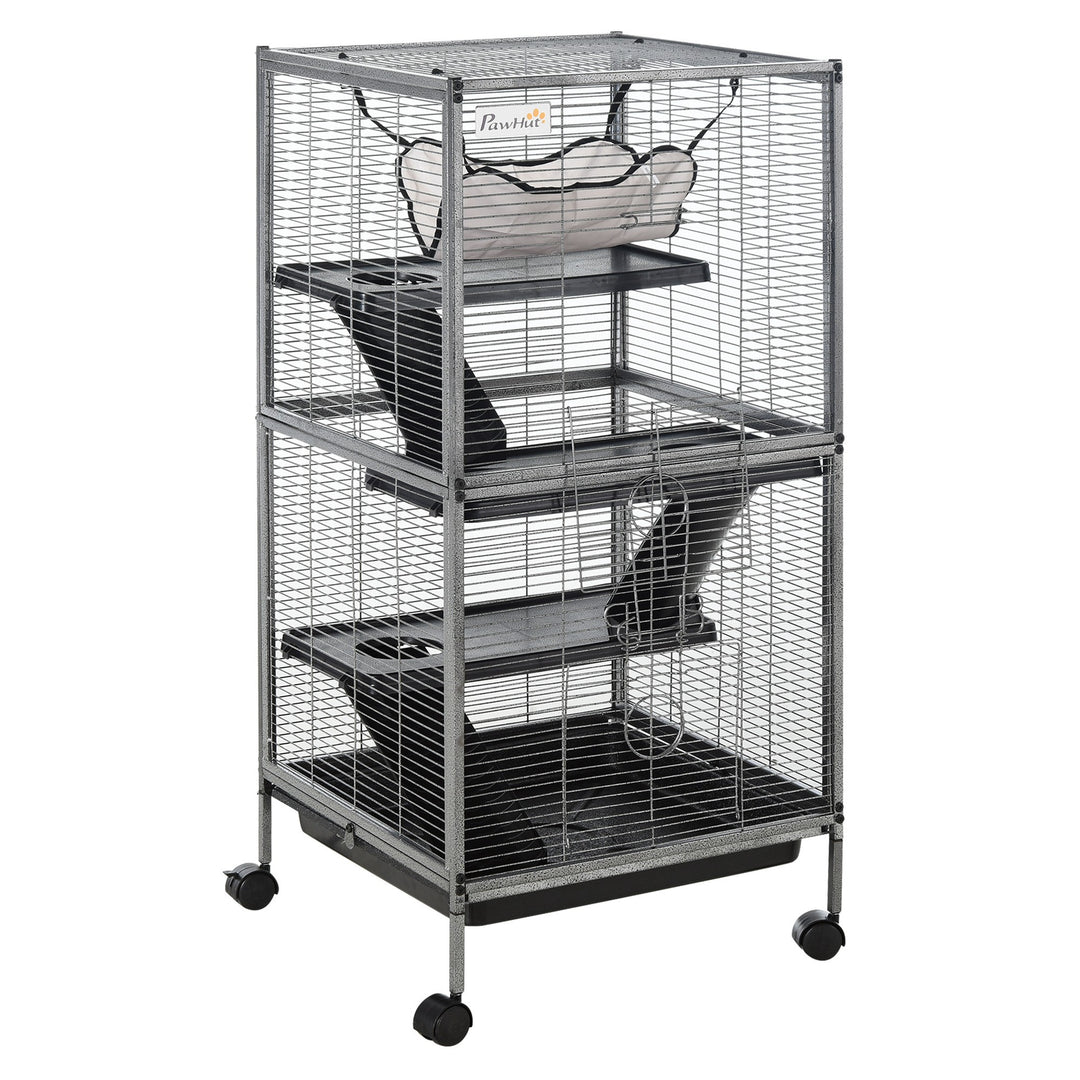 Sturdy chinchilla cage with metal frame