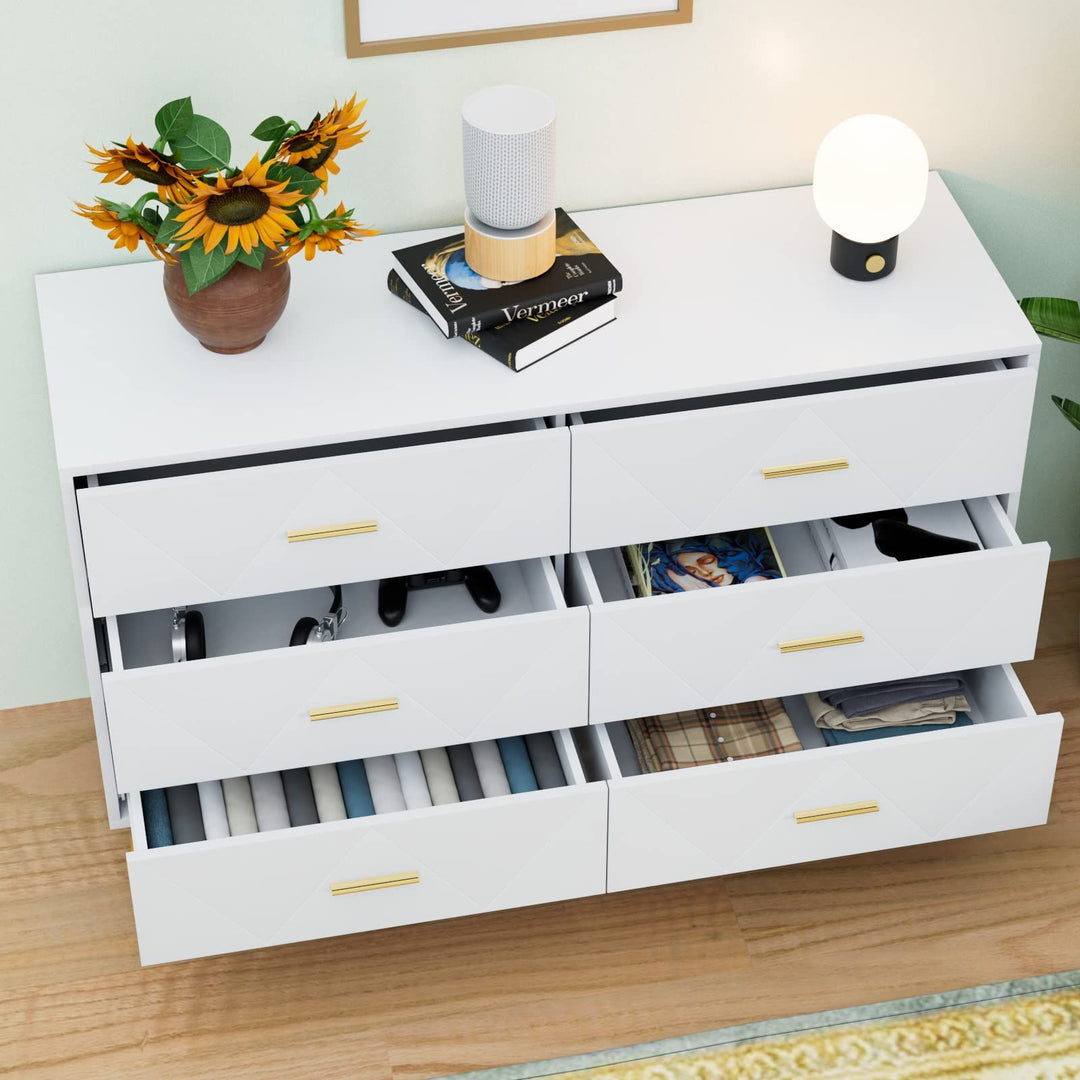 Stylish 6-Drawer Storage Cabinet