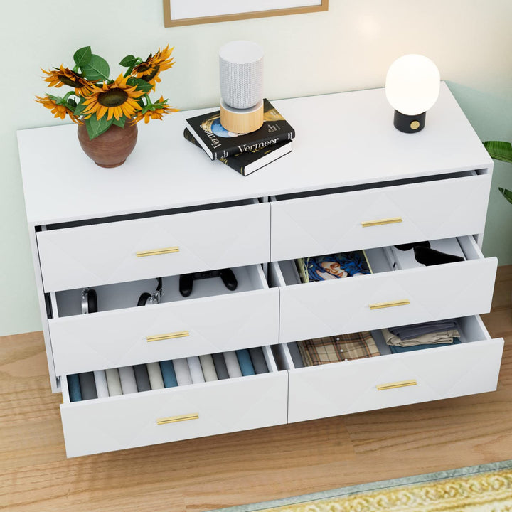 Stylish 6-Drawer Storage Cabinet