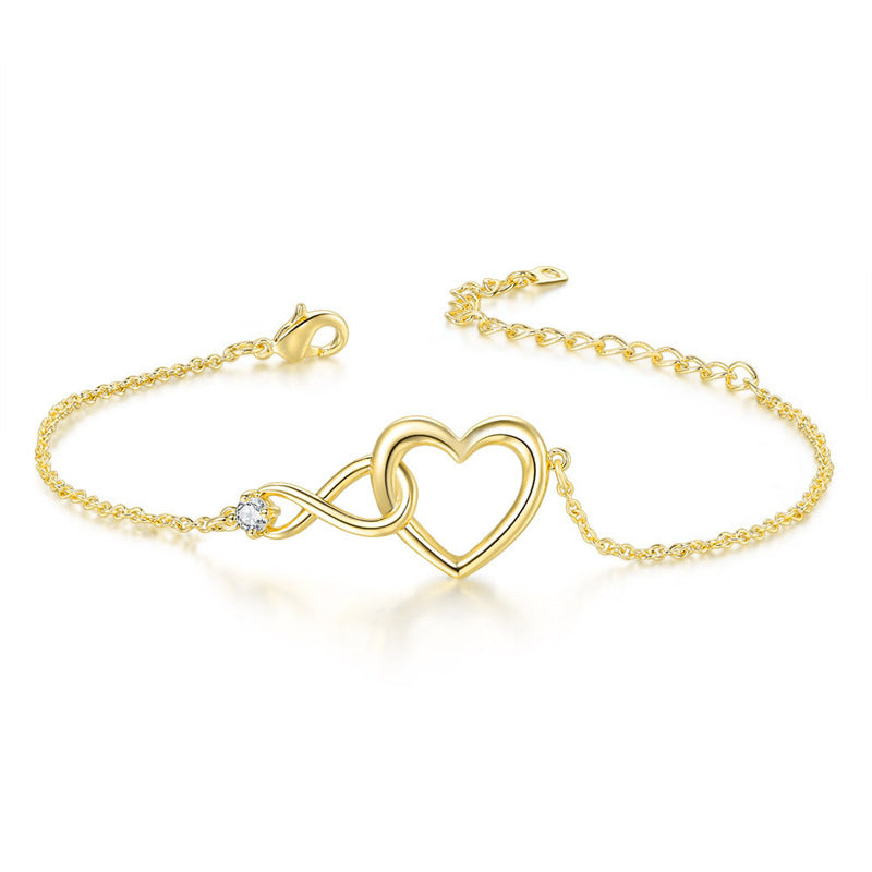 Stylish Heart Jewelry Bracelet