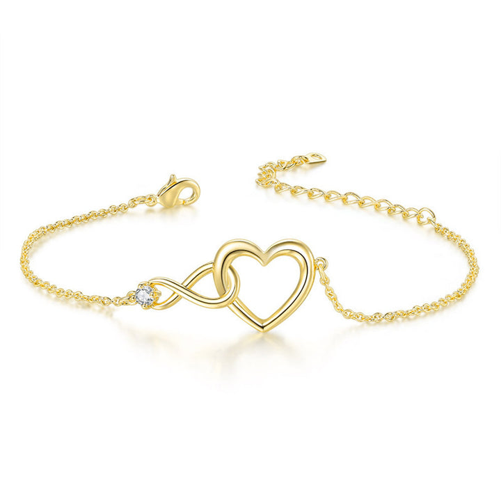 Stylish Heart Jewelry Bracelet