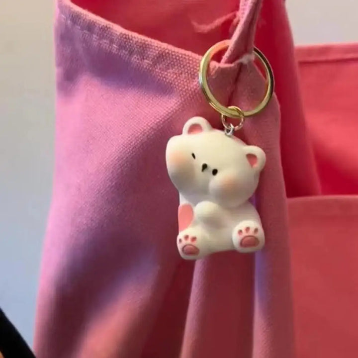 Stylish bear keychain for daily use