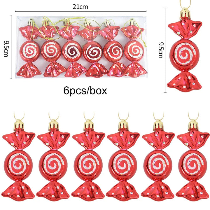 Stylish holiday Candy ornaments set