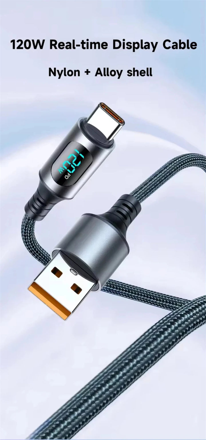 Super Fast 6A Charging Cable – USB-A to USB-C


