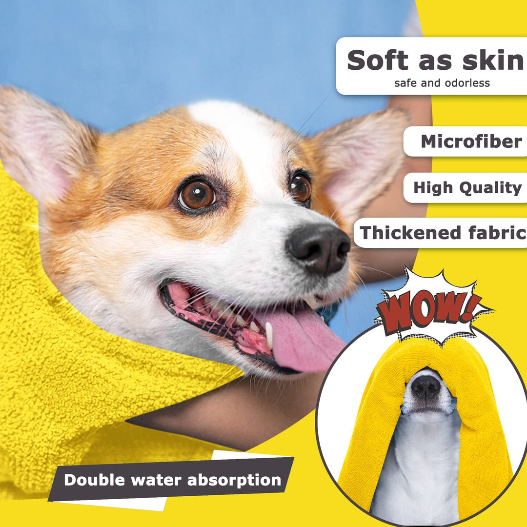 Super absorbent towel for small pets