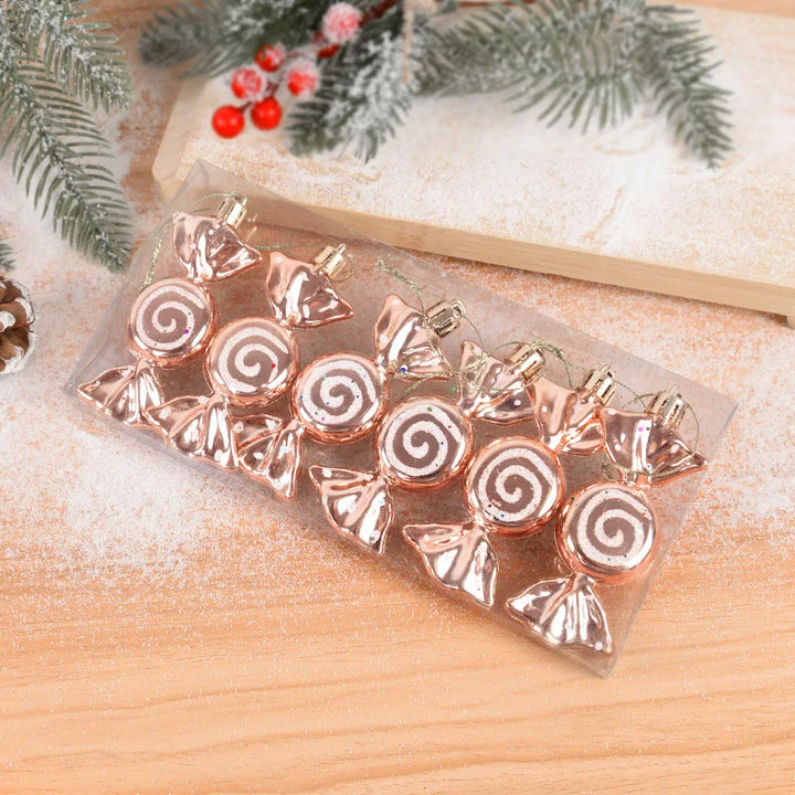 Sweet candy pendants for holiday spirit