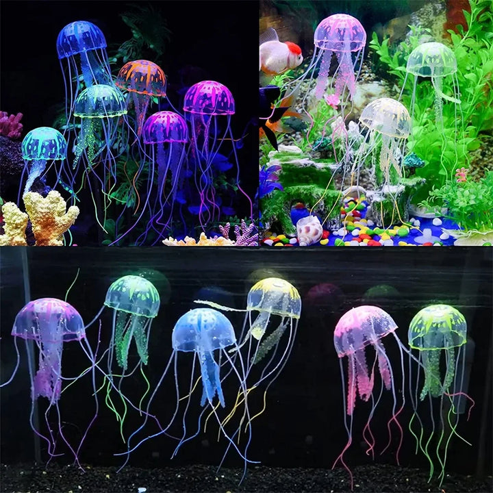 Swim luminous jellyfish for aquarium setup