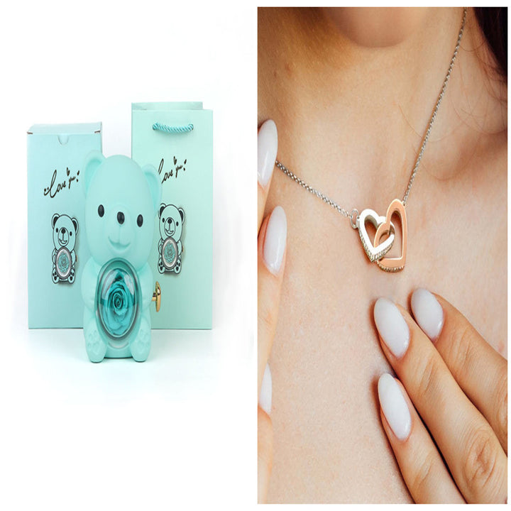 Teddy bear jewelry storage