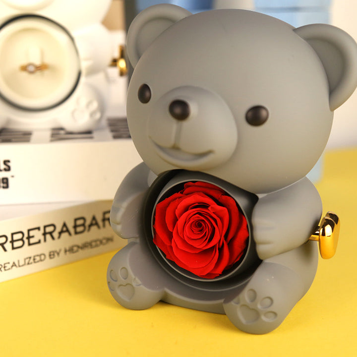 Teddy bear rose box