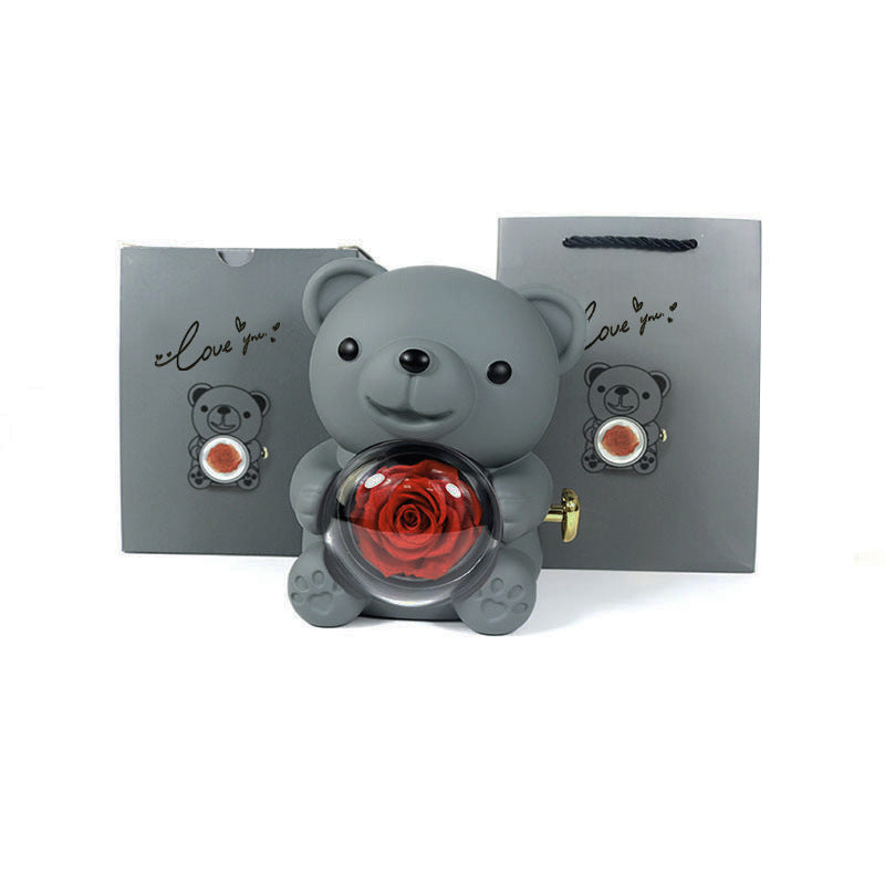 Teddy bear rotating box