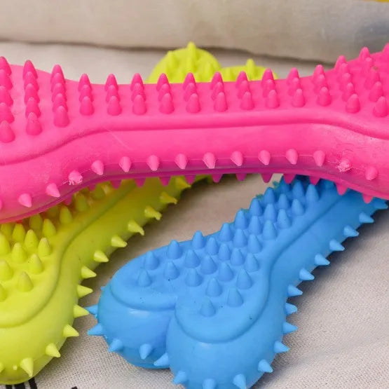 Teeth Cleaning Rubber Dog Chew Toy
