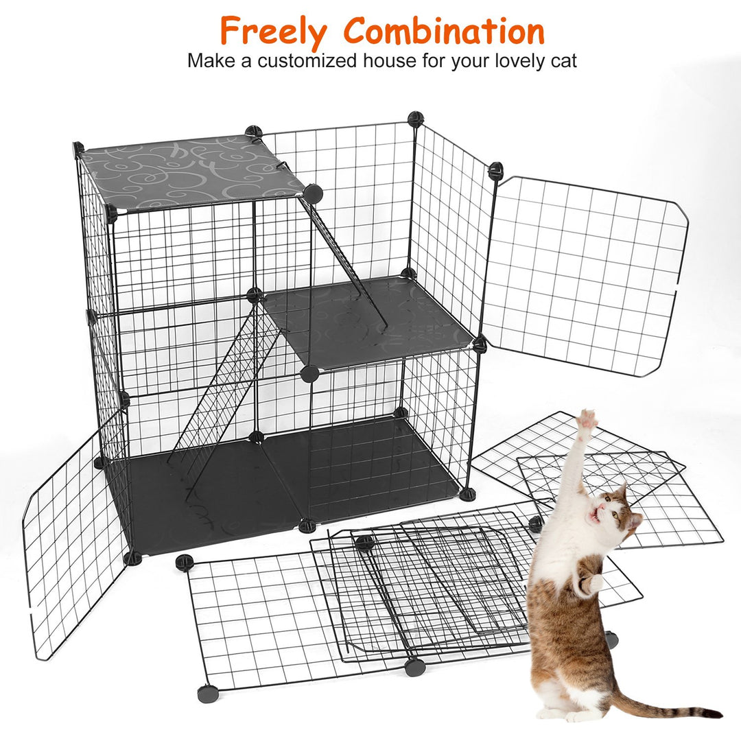 Three-layer small animal cage