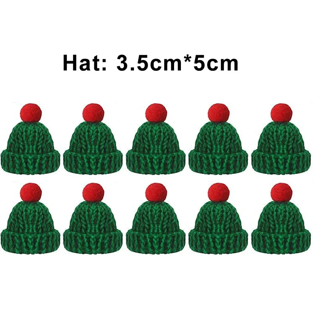 Tiny green Santa Hat