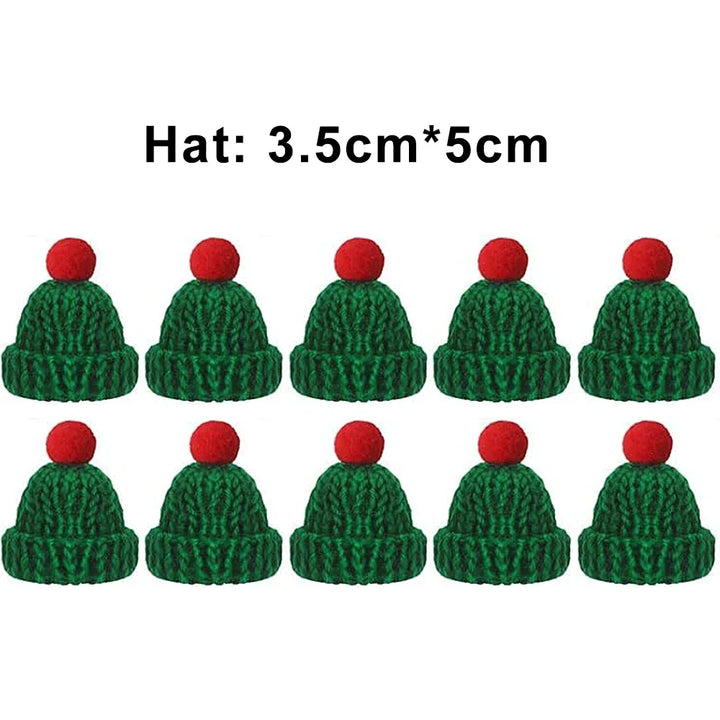 Tiny green Santa Hat