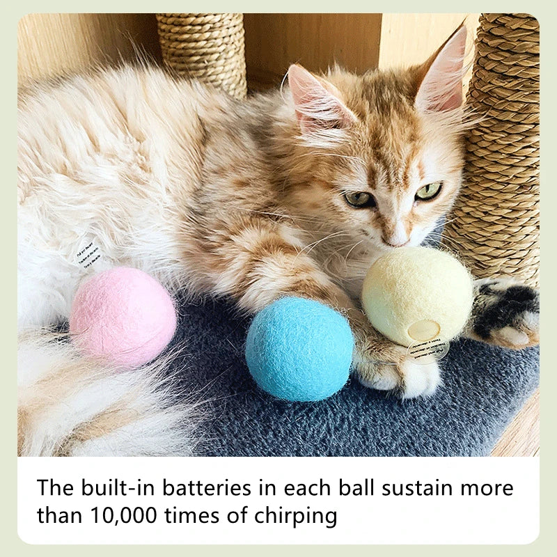 Touch-Activated Squeak Toy for Cats
