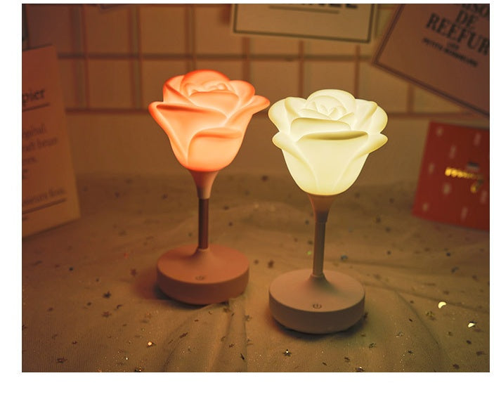 Touch Control Rose Lamp