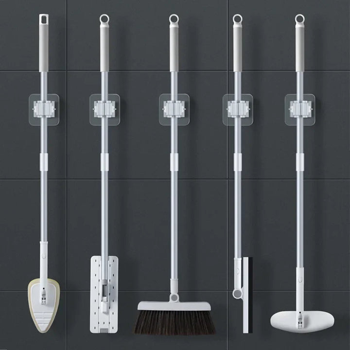 Traceless Hooks Broom Hanger