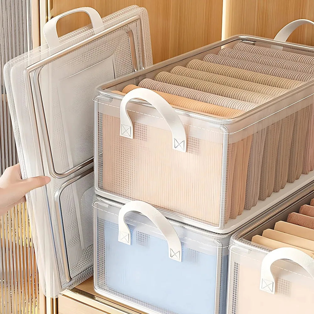 Transparent Clothes Storage Box