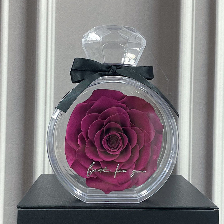 Transparent cover flower decoration