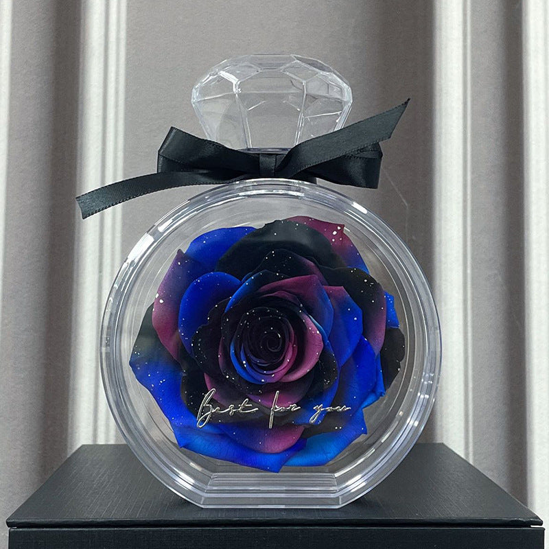 Transparent flower decorative cover