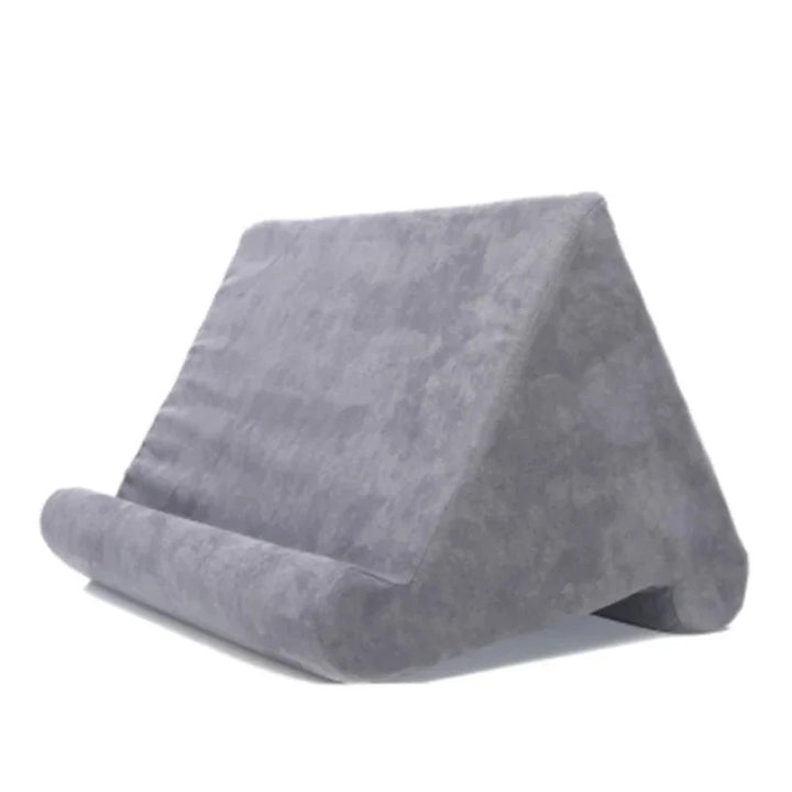 Travel-friendly tablet pillow stand