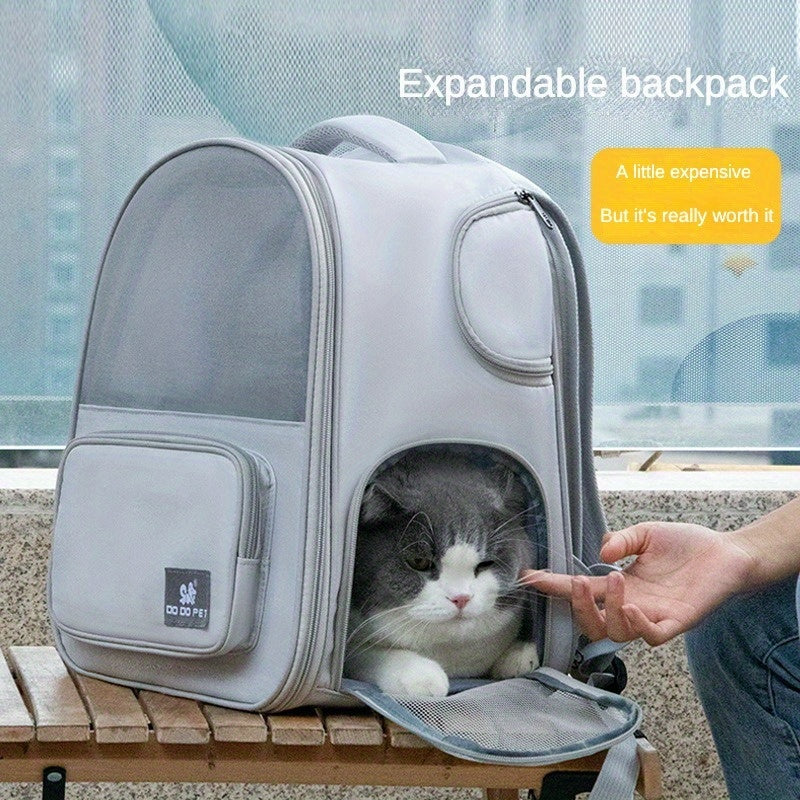 Travel backpack for dogs cats