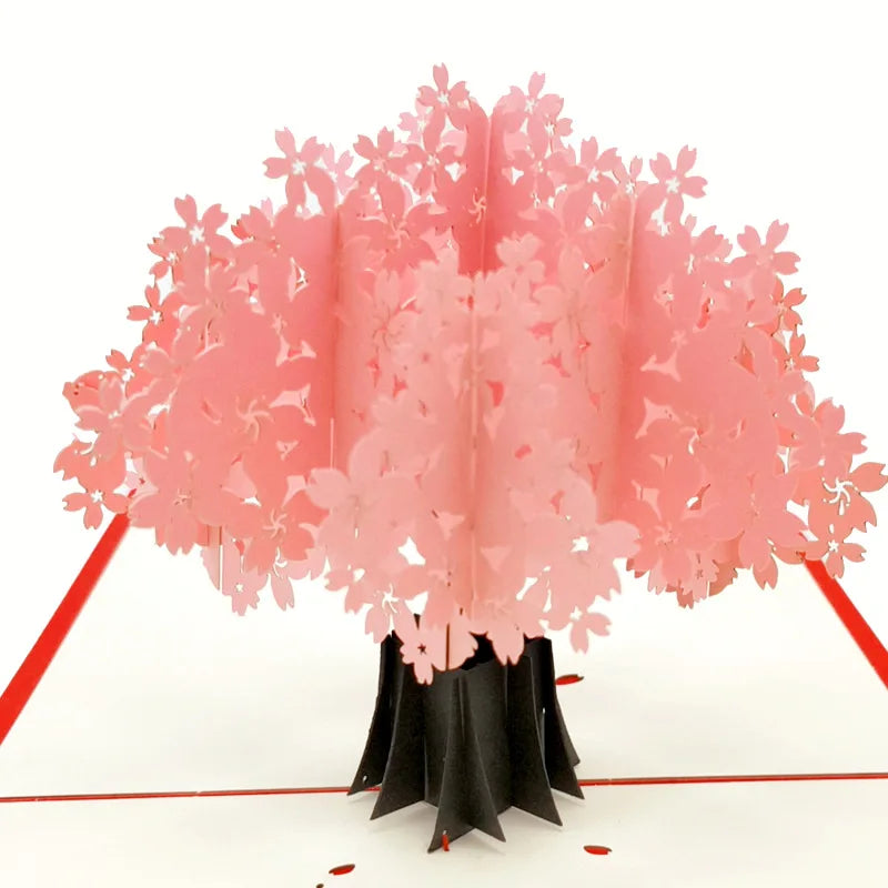 Tree 3D pop-up greeting card