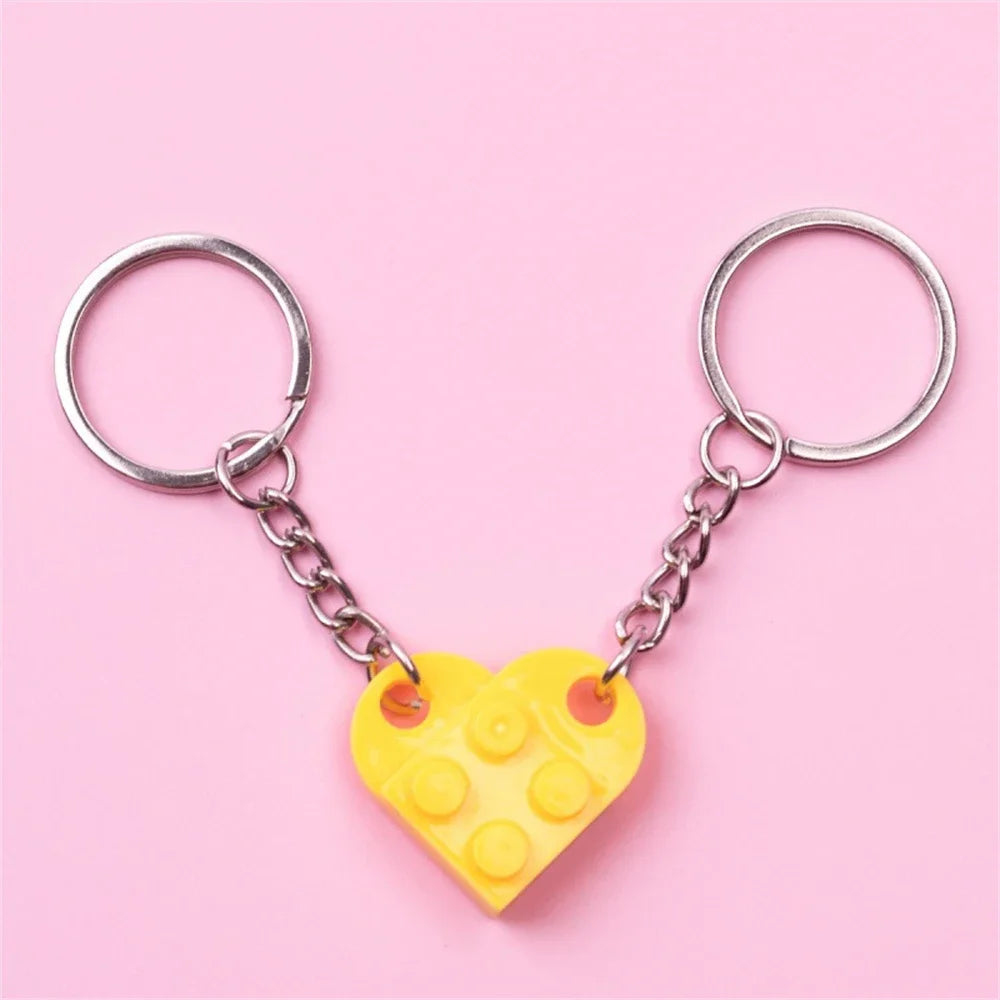 Trendy matching couple key rings