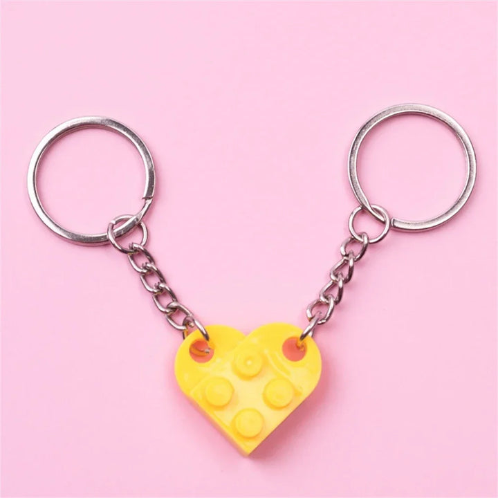 Trendy matching couple key rings