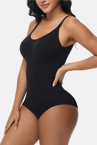 Tummy Control Bodysuit With Straps