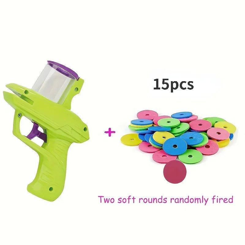 Turnip Gun with 15 Frisbees