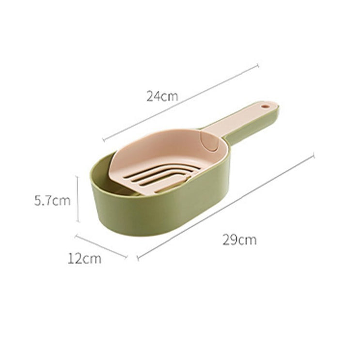 Two measuring cups with dimensions labeled