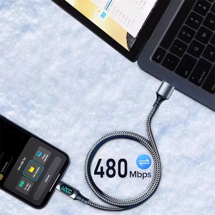USB-A to USB-C 100W Cable – Super Fast Charging

