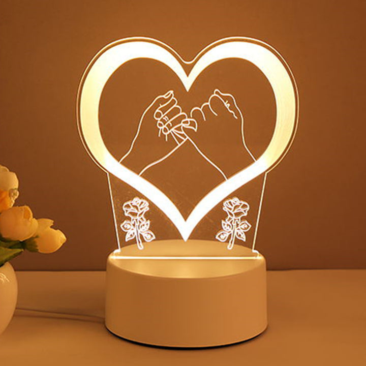 USB LED 3D night lamp