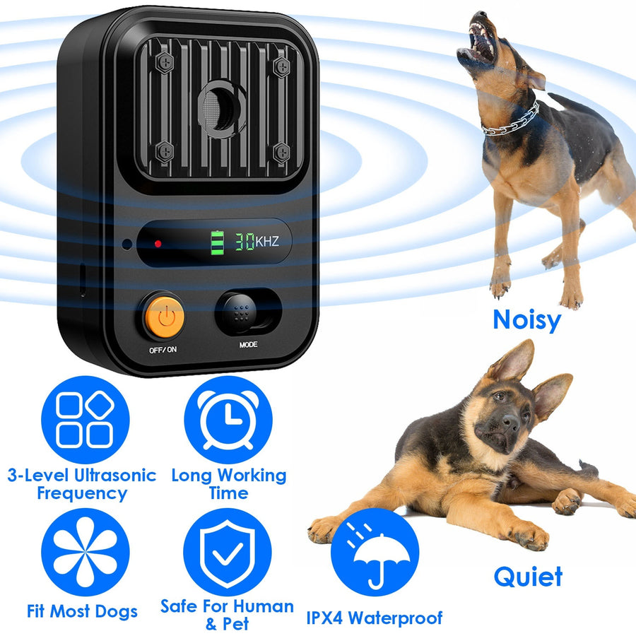 Ultrasonic Rechargeable Dog Bark Control