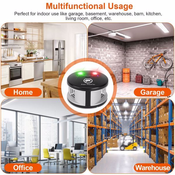 Ultrasonic bug and rodent repeller