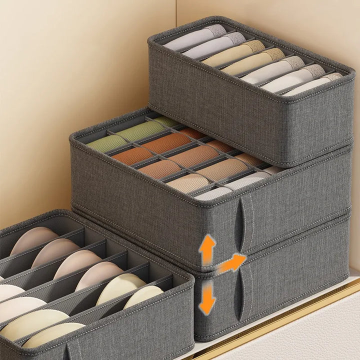 Underwear and pants storage box