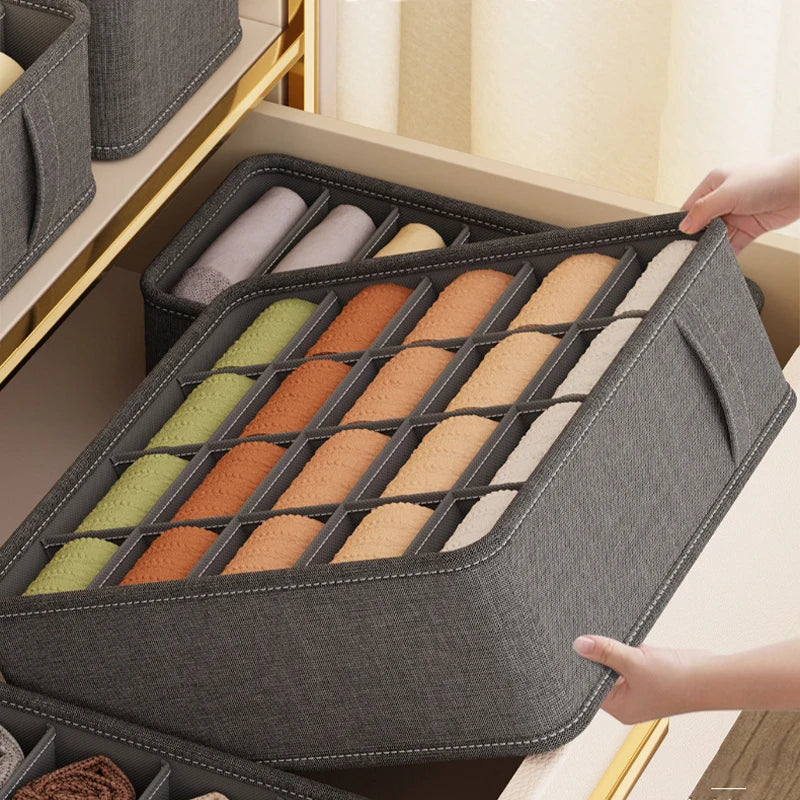 Underwear cabinet drawer organizer