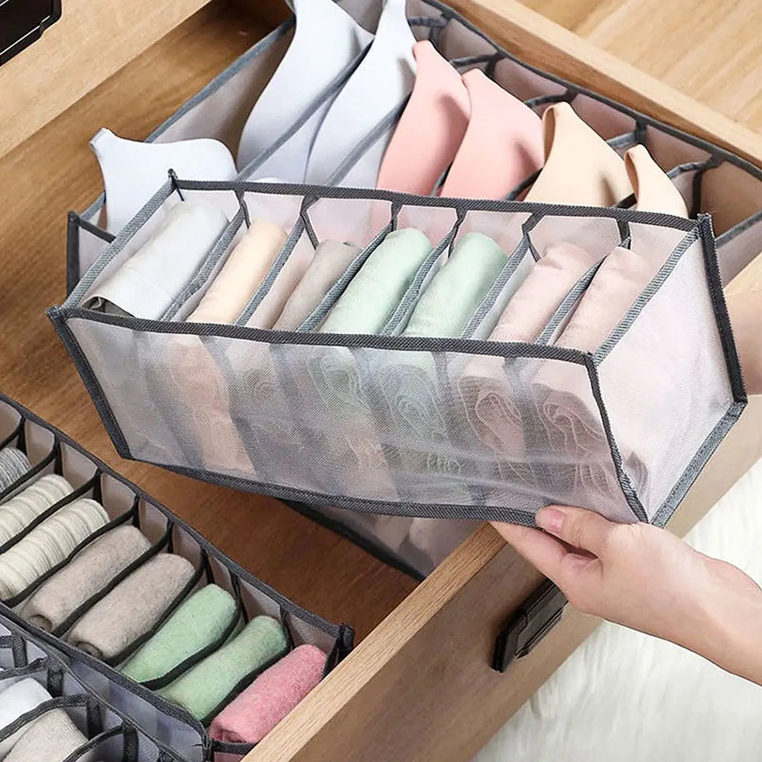 Underwear organizer breathable mesh divider