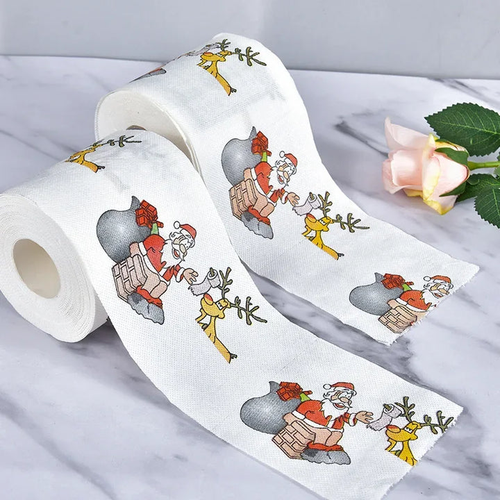 Unique Christmas gift - printed toilet paper