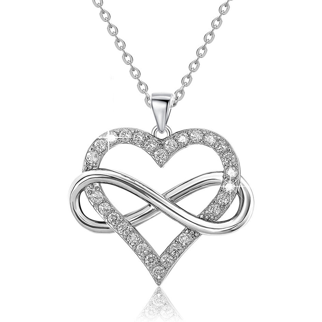 Unlimited love pendant necklace women
