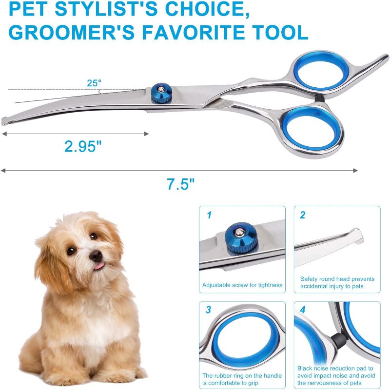 Up-Curved Dog Scissors