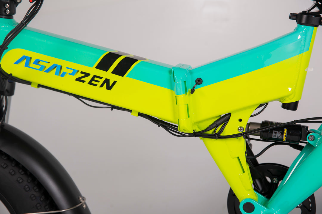 Adult Electric (500W/40KM Range/ 40KMPH Top Speed) Yellow & Blue - ZEN