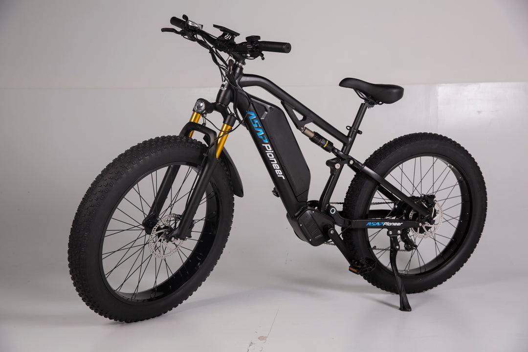 Adult Electric Bike (750W/ 45KM Range/ 42KMPH Top Speed) Black - Pioneer